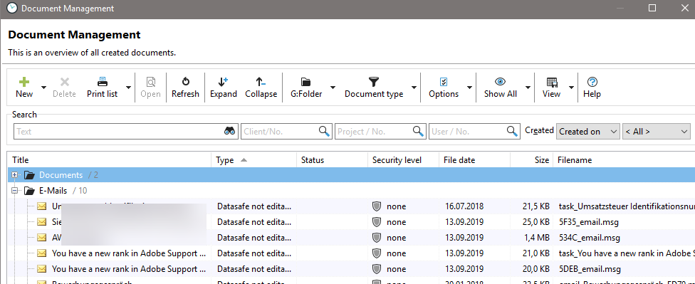 outlookmodul_dokumente